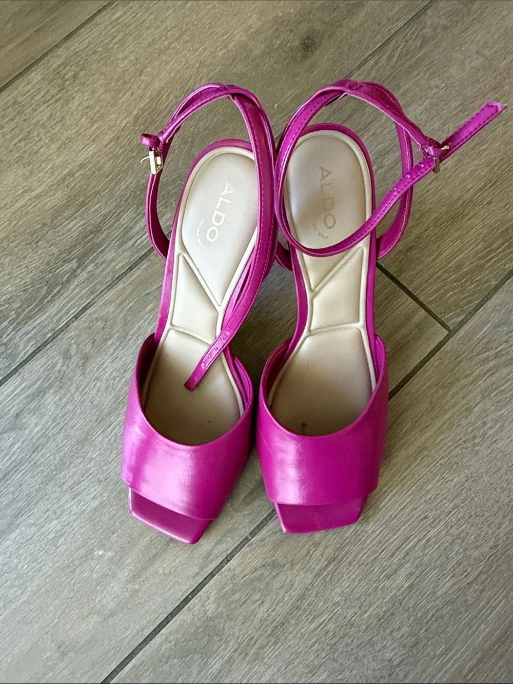 ALDO Hot Pink Slingback Stiletto Sandals